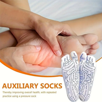 Reflexology Socks with Trigger Point Massage Tool