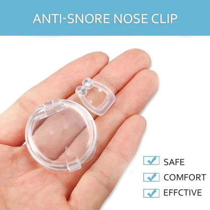 Silicone Magnetic Nose Clips - Snore-Free Sleep Solution for Men and Women