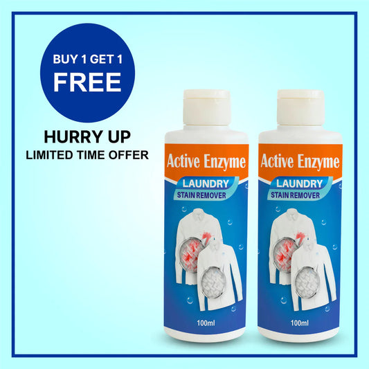 Active Enzyme Laundry Stain Remover Buy 1 get 1 Free (4.9/5 ⭐⭐⭐⭐⭐ 11872 Reviews)